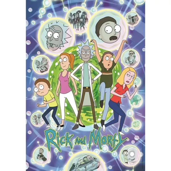 Puzzle Rick i Morty 1000 elementów - Clementoni zdjęcie 2