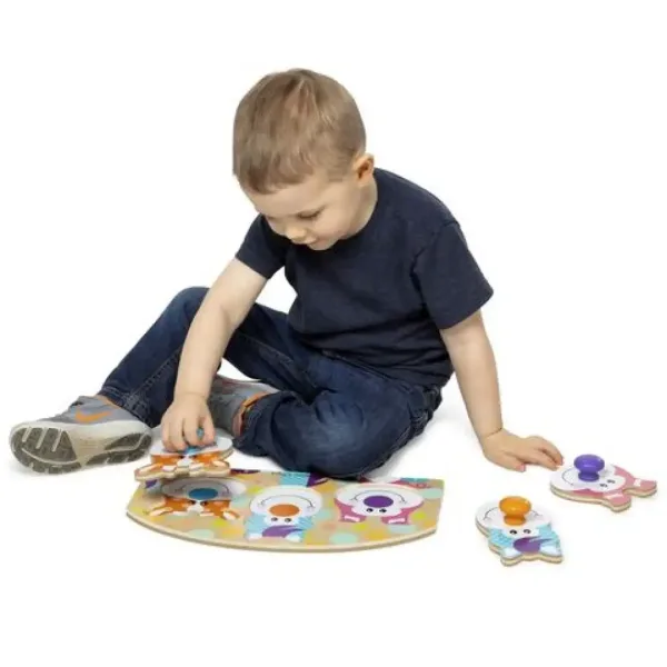 Puzzle kształtów Farma - Melissa & Doug zdjęcie 3