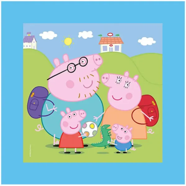 Puzzle ramkowe z 60 elementami z motywem Świnki Peppy - Clementoni zdjęcie 2