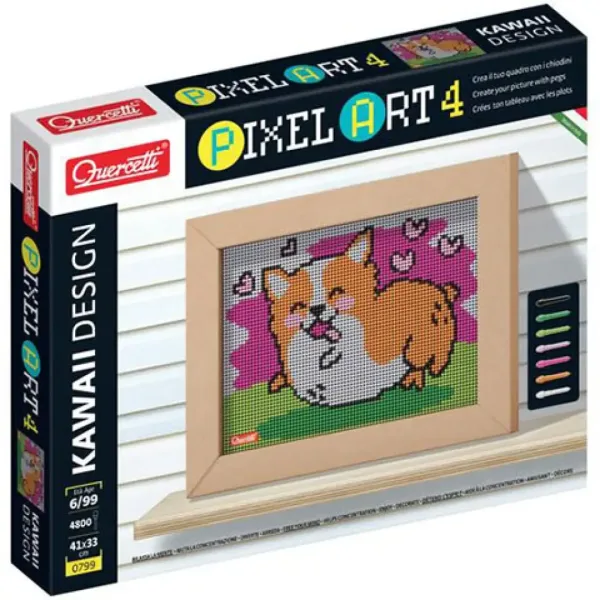 Quercetti: Pixel Art 4 Kawaii Corgi koraliki zdjęcie 1
