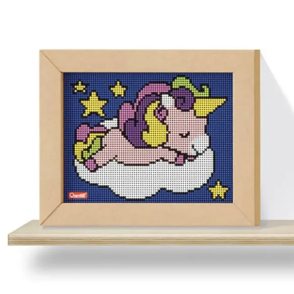 Quercetti: Pixel Art 4 Kawaii Jednorożec mozaika zdjęcie 2