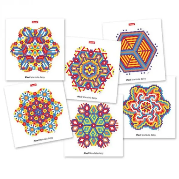 Quercetti: Pixel Daisy Mandala zestaw zdjęcie 3
