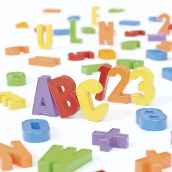 Quercetti: Zestaw magnetyczny ABC + 123, 106 elementów zdjęcie 2