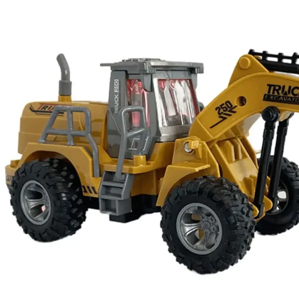 RC Koparka zdalnie sterowana z efektami świetlnymi w skali 1/30, 24 cm zdjęcie 3