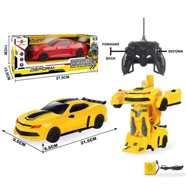 RC Samochód sportowy Camaro przekształcający się w robota w skali 1/16, dostępny w dwóch kolorach. zdjęcie 1