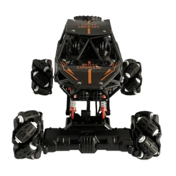 RC Zdalnie sterowany Jeep Cross Country z bocznym ruchem, zawieszeniem sprężynowym i efektami świetlnymi 21 cm 2,4 GHz zdjęcie 3