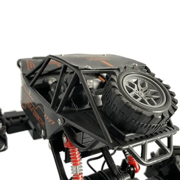 RC Zdalnie sterowany Jeep Cross Country z bocznym ruchem, zawieszeniem sprężynowym i efektami świetlnymi 21 cm 2,4 GHz zdjęcie 6