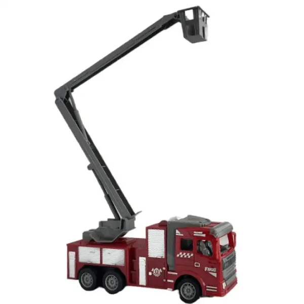 RC Zdalnie sterowany podnośnik koszowy wozu strażackiego w skali 1/30, 22 cm zdjęcie 3