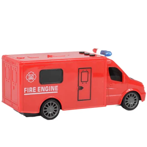 RC Zdalnie sterowany wóz strażacki z efektami świetlnymi, skala 1/30, 20 cm zdjęcie 2