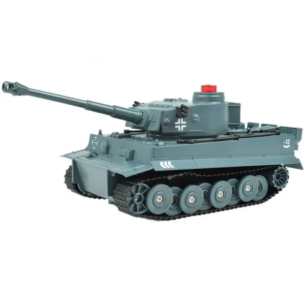 RC czołg niemiecki Tygrys z realistycznymi funkcjami, skala 1:30, 2,4GHz, 30 cm zdjęcie 2