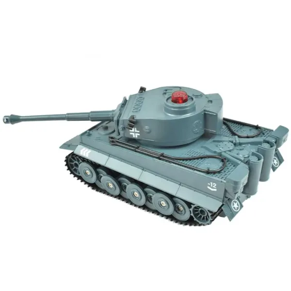 RC czołg niemiecki Tygrys z realistycznymi funkcjami, skala 1:30, 2,4GHz, 30 cm zdjęcie 4