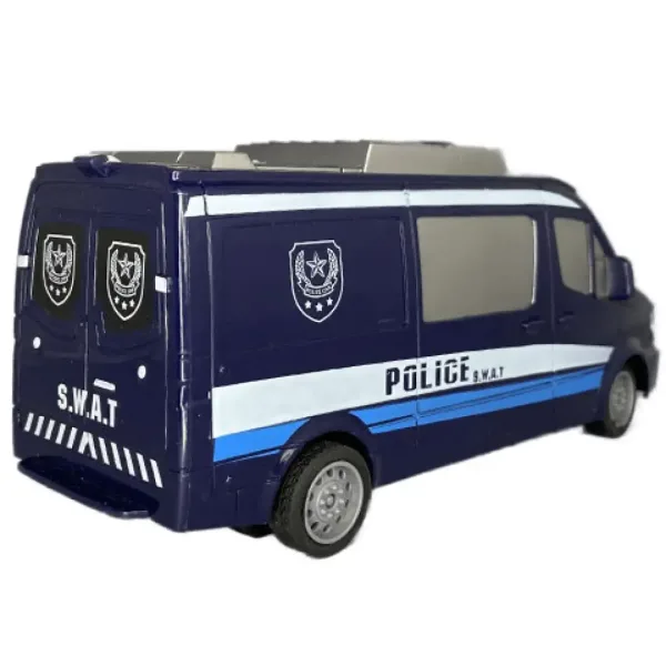 RC policyjny mikrobus SWAT ze światłem 27MHz, skala 1:32, 25 cm zdjęcie 2
