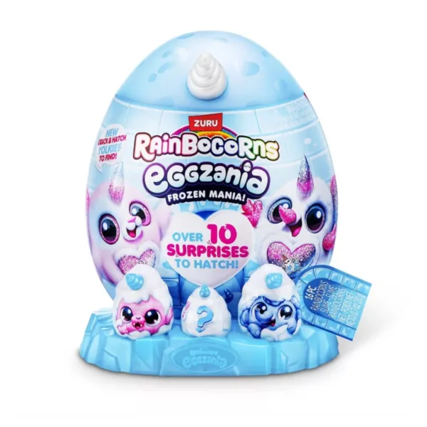 Rainbocorns Eggzania niespodzianka jajko z interaktywną pluszową zabawką – zimowi przyjaciele zdjęcie 1