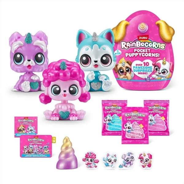 Rainbocorns: Niespodzianka Pocket Puppycorn - piesek w różnych wariantach 1 sztuka zdjęcie 5