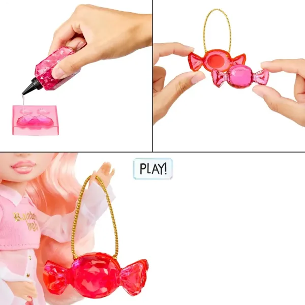 Rainbow Crystal Bella lalka modowa z akcesoriami do samodzielnego wykonania zdjęcie 3