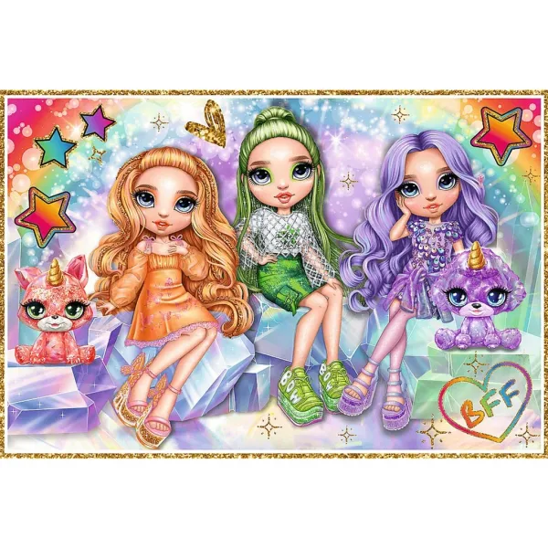 Rainbow High najlepsze przyjaciółki 2x200 elementów puzzle - Trefl zdjęcie 2