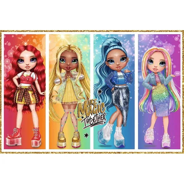 Rainbow High najlepsze przyjaciółki 2x200 elementów puzzle - Trefl zdjęcie 3