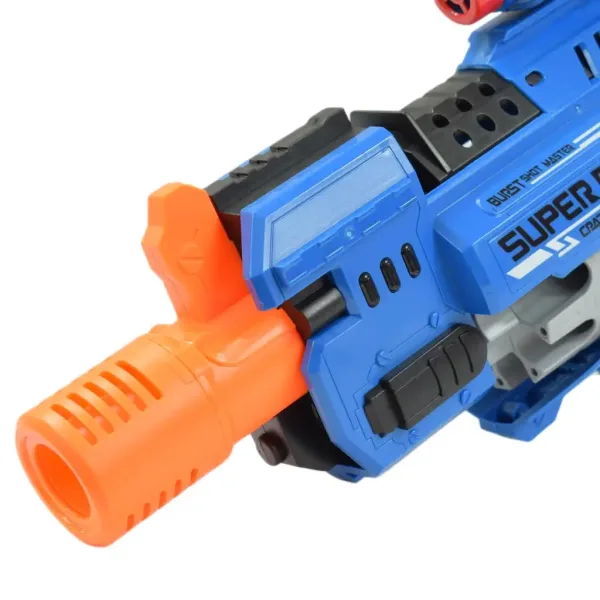 Rapid Launcher: Elektryczna broń miotająca piankowe pociski z obrotowym bębnem, 20 nabojów, 49 cm zdjęcie 4