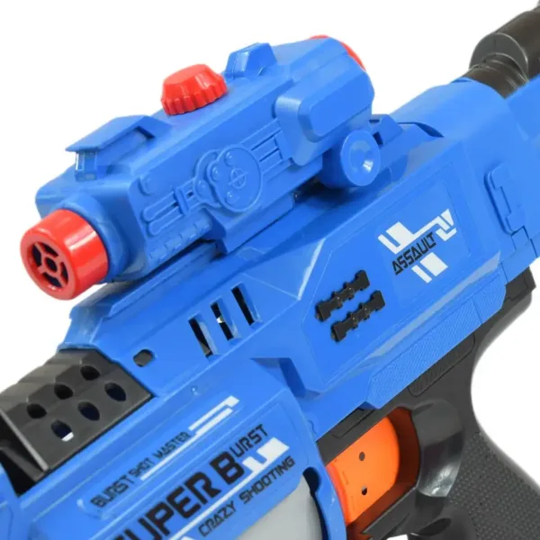 Rapid Launcher: Elektryczna broń miotająca piankowe pociski z obrotowym bębnem, 20 nabojów, 49 cm zdjęcie 5