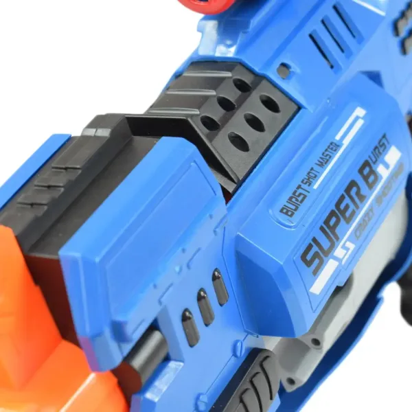 Rapid Launcher: Elektryczna broń miotająca piankowe pociski z obrotowym bębnem, 20 nabojów, 49 cm zdjęcie 6