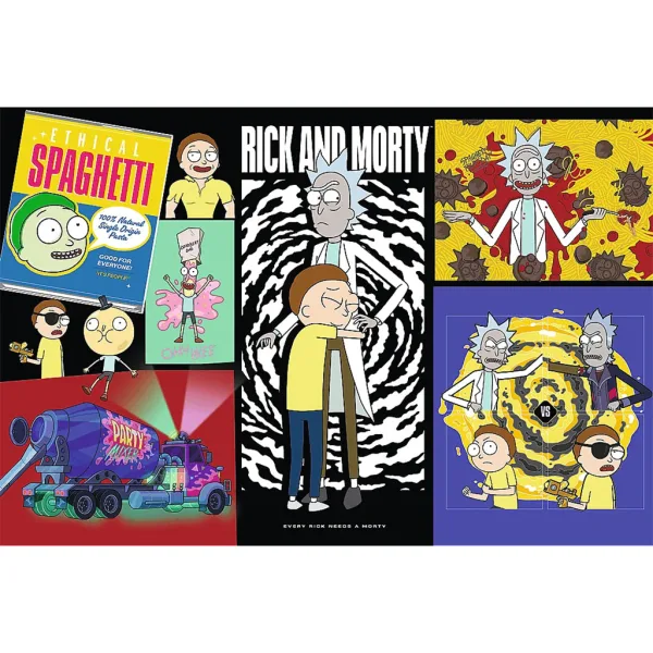 Rick i Morty - Dziwne miejsce w galaktyce, puzzle 300 elementów - Trefl zdjęcie 2