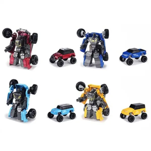 Robot przekształcający się w samochód, figura 8 cm w różnych wariantach. zdjęcie 2