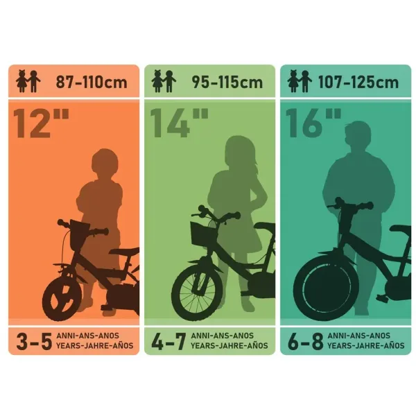 Rower dziecięcy Bluey 14” z uchwytem na bidon i bocznymi kółkami w kolorach biało-niebiesko-zielonym – rower Dino Bikes zdjęcie 5