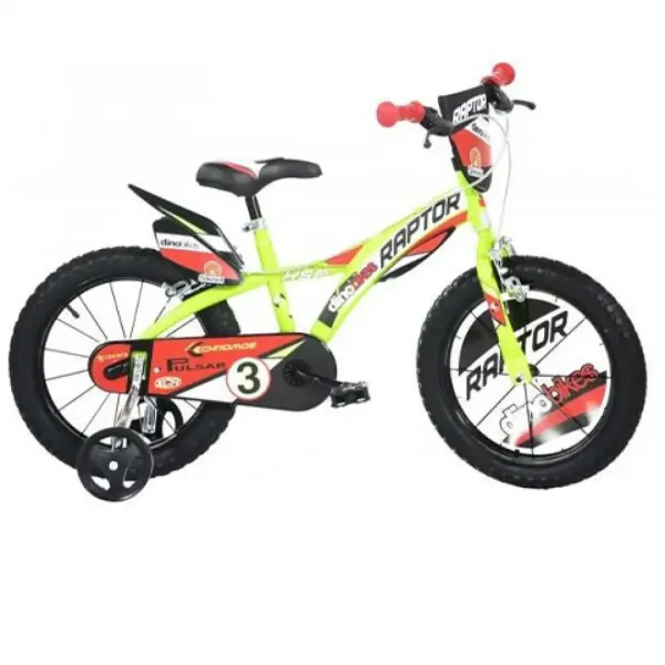 Rower dziecięcy Raptor zielony w rozmiarze 14 – rower Dino Bikes zdjęcie 1