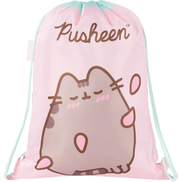 Różowy worek gimnastyczny Pusheen, worek sportowy 34x43 cm zdjęcie 1