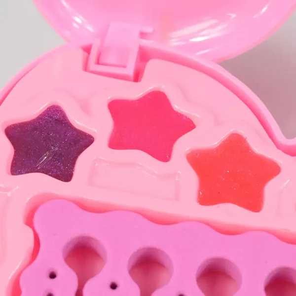 S&Lí Cosmetics: Premiumowy zestaw do makijażu i paznokci w trójpoziomowym pudełku w kształcie serca. zdjęcie 8