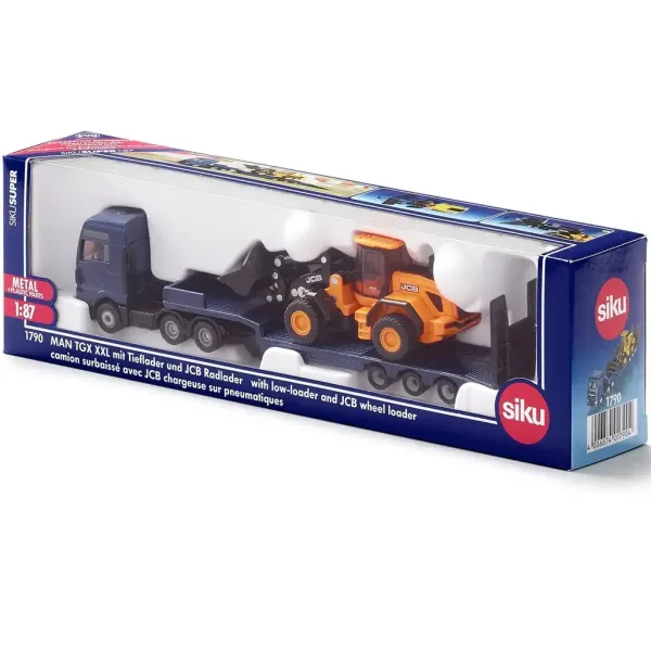 SIKU MAN ciężarówka z traktorem JCB 1/87 zdjęcie 5