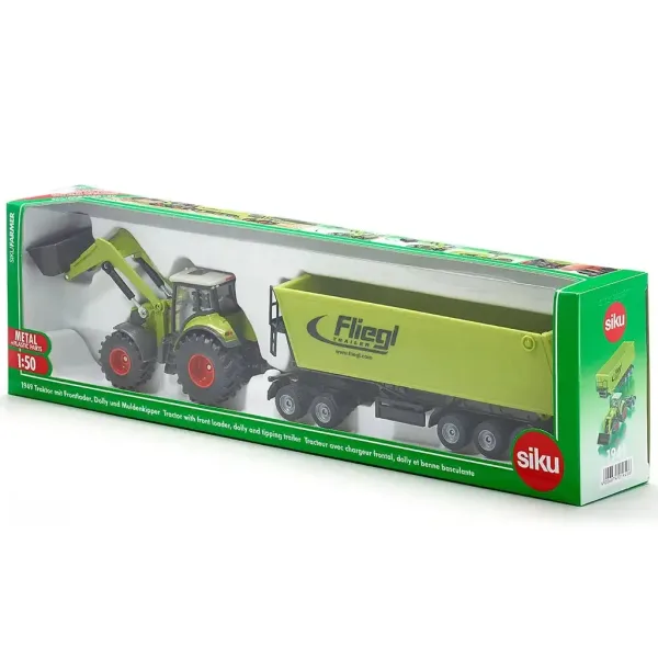 SIKU traktor Claas z ładowaczem czołowym 1/50 zdjęcie 2
