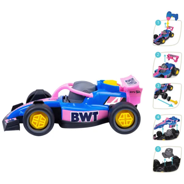 Samochód wyścigowy BWT Alpine Formula 1 do samodzielnego montażu ABC - Dicke Toys zdjęcie 2
