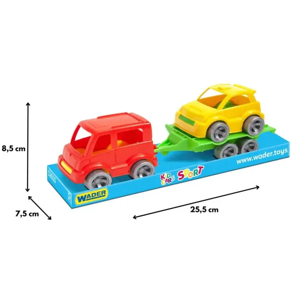 Samochody Kid Cars z przyczepą - Wader zdjęcie 4