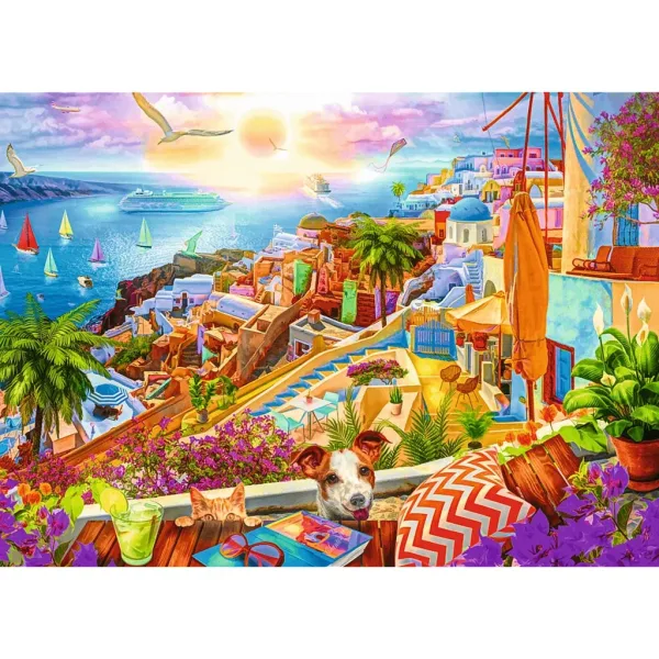 Santorini klimat 1000-elementowa układanka Premium plus quality - Trefl zdjęcie 2