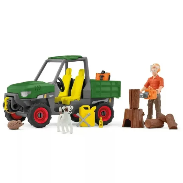 Schleich: Farm World - Zestaw do zabawy Leśne prace (42659) zdjęcie 4