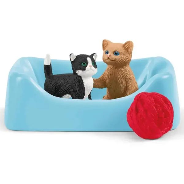 Schleich: Farm World - Zestaw do zabawy dla uroczych kotków (42501) zdjęcie 4