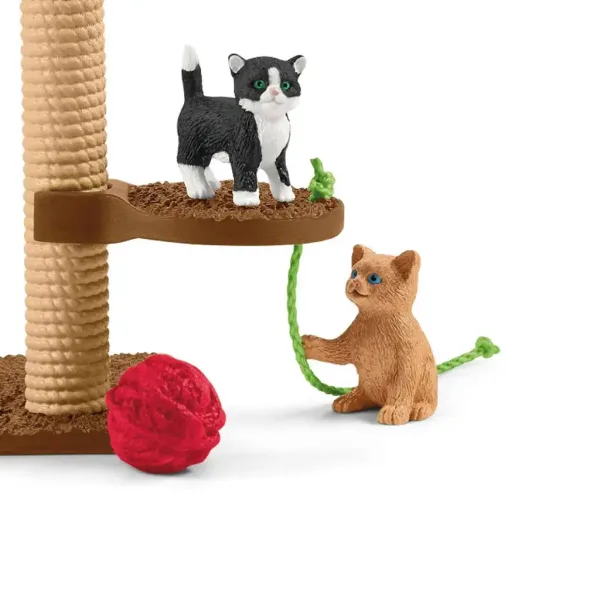 Schleich: Farm World - Zestaw do zabawy dla uroczych kotków (42501) zdjęcie 5