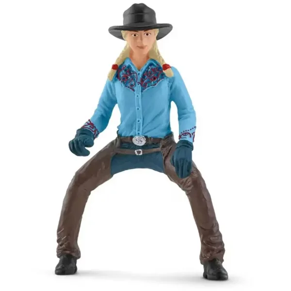 Schleich: Farm World - Zestaw do zabawy z kowbojką na rodeo (42577) zdjęcie 4