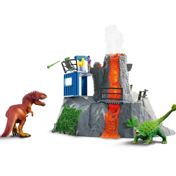 Schleich: Wielka ekspedycja wulkaniczna z dinozaurami zestaw do zabawy (42564) zdjęcie 3