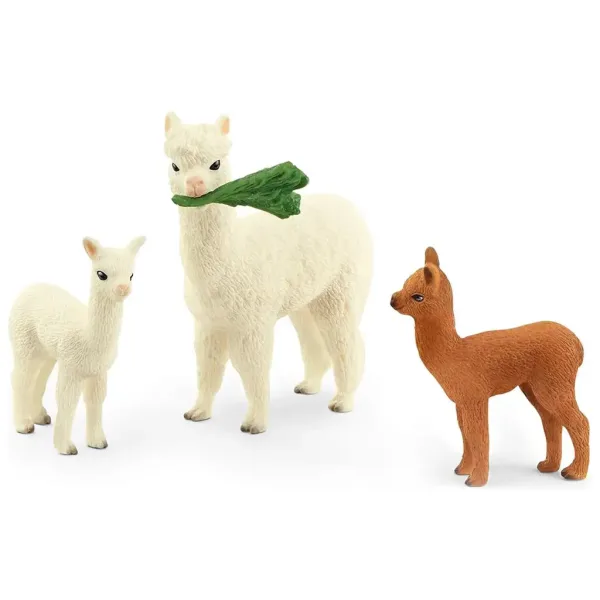 Schleich: Wild Life - Zestaw figurek rodziny alpak (42544) zdjęcie 2