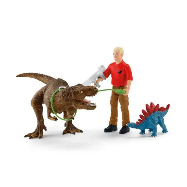 Schleich: Zestaw ataku Tyrannosaurus Rex (41465) zdjęcie 2