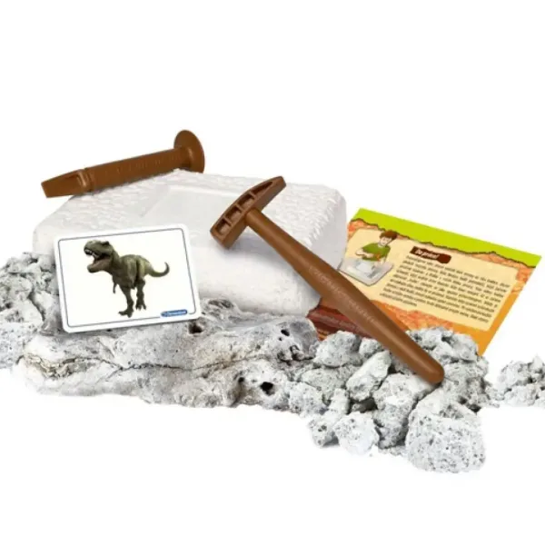Science&Play: Archeofun Świecący T-rex i Triceratops – zestaw archeologiczny - Clementoni zdjęcie 2
