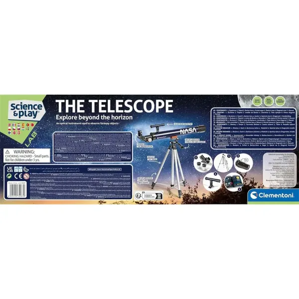 Science & Play: Teleskop astronomiczny NASA - Clementoni zdjęcie 2