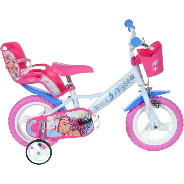 Sirenetta Alyssa rower dziecięcy typu syrenka w rozmiarze 12" – rower Dino Bikes zdjęcie 1