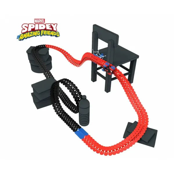 Smoby Spidey FleXtreme Miles Morales zestaw toru wyścigowego - Simba Toys zdjęcie 2