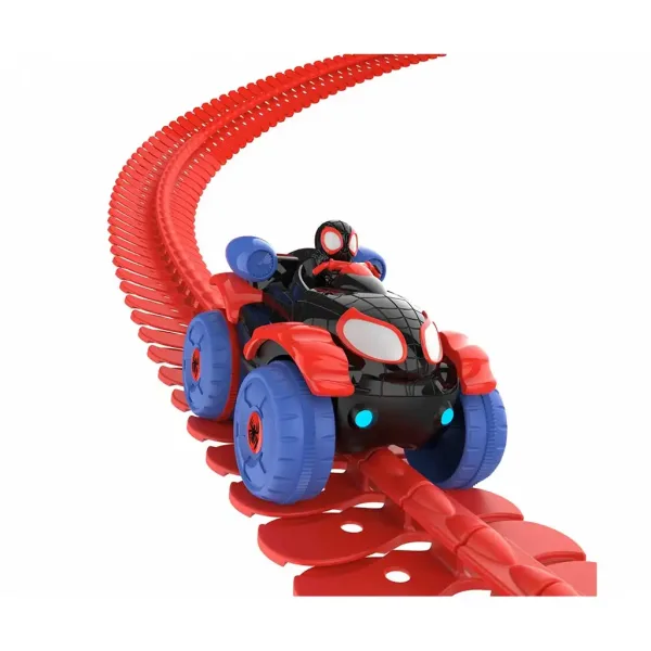 Smoby Spidey FleXtreme Miles Morales zestaw toru wyścigowego - Simba Toys zdjęcie 4