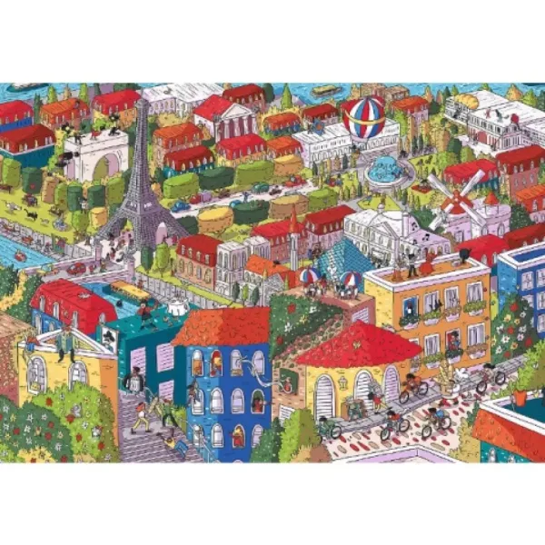 Sneaky Peekers: Paryż UFT puzzle 1000 elementów - Trefl zdjęcie 2