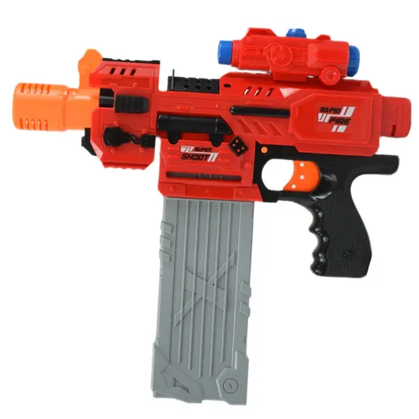 Sniping: Elektryczny, przekształcalny ogromny blaster na piankowe pociski z nabojami i tarczą 79 cm zdjęcie 10