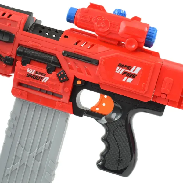 Sniping: Elektryczny, przekształcalny ogromny blaster na piankowe pociski z nabojami i tarczą 79 cm zdjęcie 12